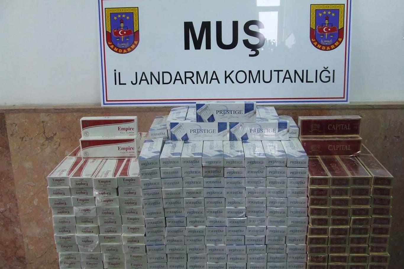 Muş’ta 4 bin 500 paket kaçak sigara ele geçirildi Muş’ta 4 bin 500 paket kaçak sigara ele geçirildi